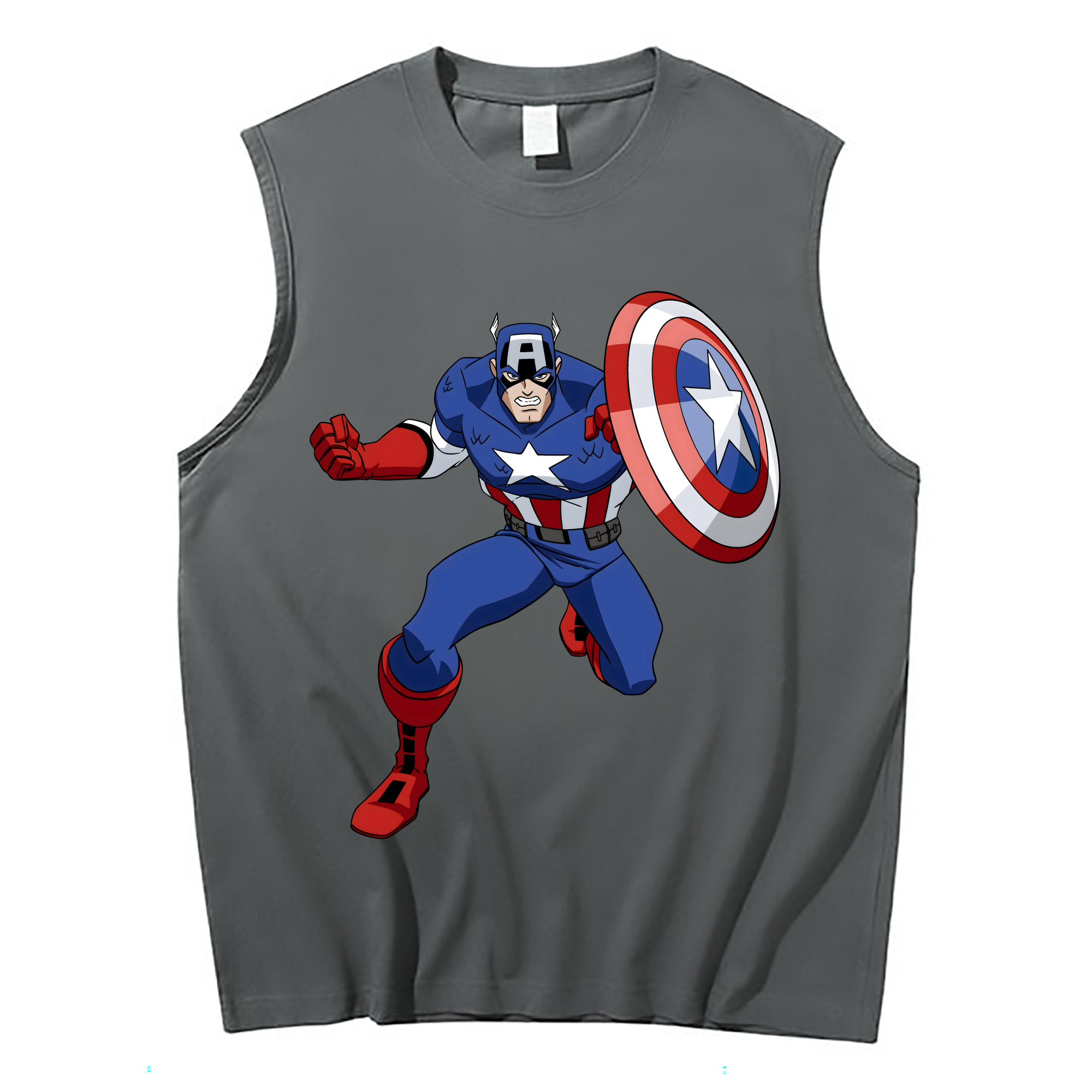 （画像用） アベンジャーズ The Avengers コットン100％タンクトップ（フロントプリント）
